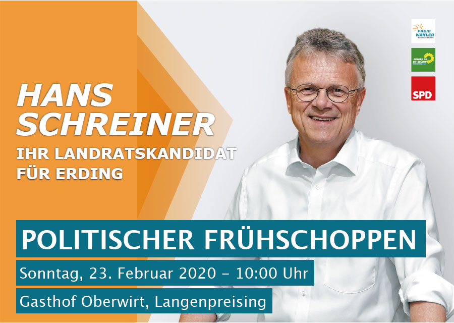 Hans Schreiner Kandidat Landrat Erding in Langenpreising