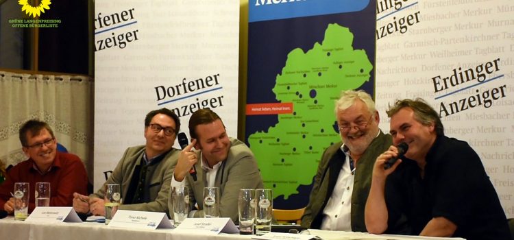 Kommunalwahl 2020 Langenpreising: Bürgermeisterkandidaten Podiumsdiskussion Münchner Merkur